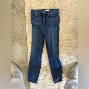 Madewell Dark Blue Skinny Jeans